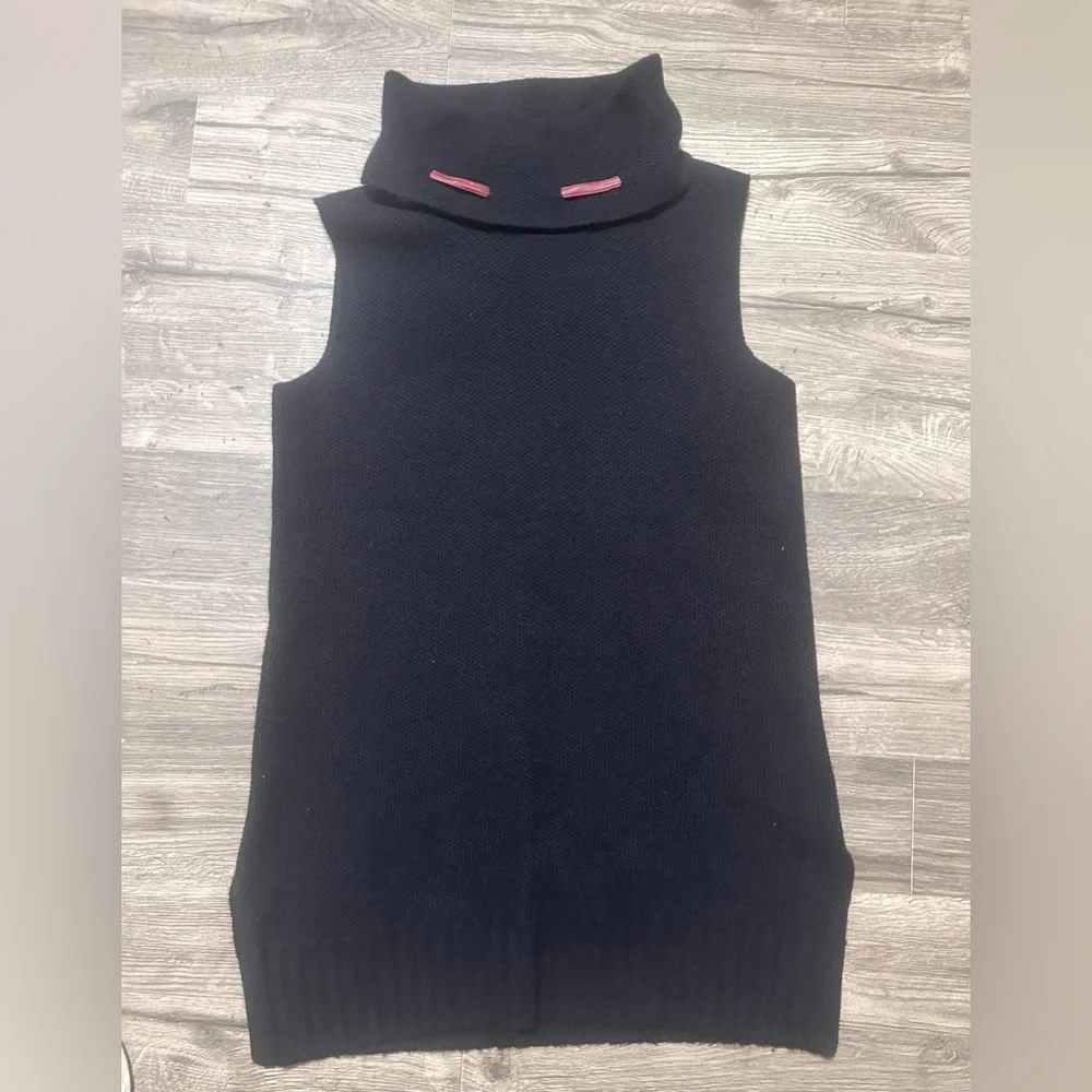 Elegant black Women's Sweater 100% CASHMERE. - Picture 3 of 14